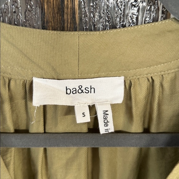ba&sh Dove midi dress in olive green size small. - Picture 7 of 14